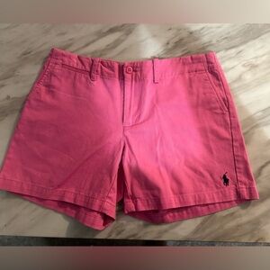 Ralph Lauren Sport Pink Bermuda Shorts Casual Cotton Blend size 4